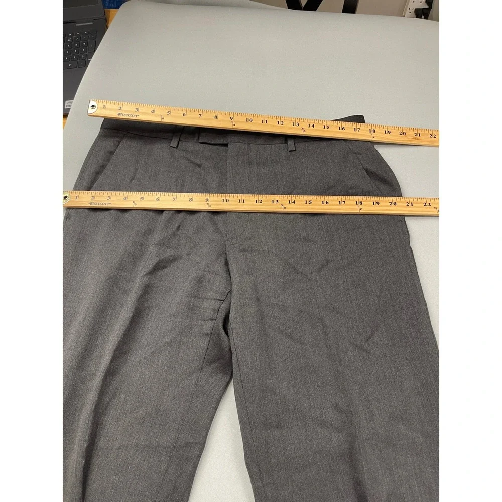 Banana Republic Tailored‎ Slim Wool Dress Pants Mens 34x34 Gray Cerruti Fabric
